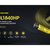 Nitecore NL1840HP Li-Ion Battery