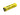 Yellow rechargeable battery with text on a white background
