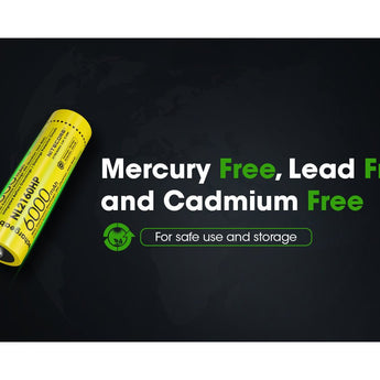 Nitecore NL2160HP 21700 6000mAh 3.6V Protected Lithium Ion (Li-ion) Button Top Battery