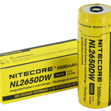 Nitecore NL2650DW 26650 5000mAh 3.7V Protected Lithium-Ion (Li-ion) Custom Battery for R40 Flashlight