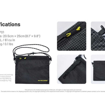 Nitecore NPP01 Outdoor Sacoche Bag - Large or Mini