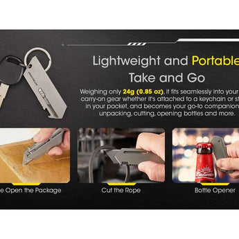 Nitecore NTK09 Titanium Utility EDC Knife