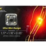 Nitecore NU05-V2-KIT USB-C Rechargeable Headlamp Mate - 40 Lumens - Uses Built-in Li-ion Battery Pack - Includes Headband, Bike Mount and Charging Cable