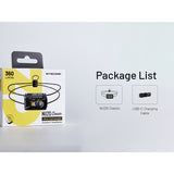 Nitecore NU20 Classic USB-C Rechargeable LED Headlamp - 360 Lumens - NiteLab UHE - Uses Built-in 500mAh Li-ion Battery Pack