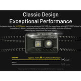 Nitecore NU20 Classic USB-C Rechargeable LED Headlamp - 360 Lumens - NiteLab UHE - Uses Built-in 500mAh Li-ion Battery Pack