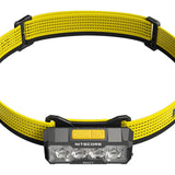 Nitecore NU27 USB-C Rechargeable LED Headlamp - 600 Lumens - MCT UHE - Uses Built-in 850mAh Li-ion Battery Pack - Shadow Black or Alpine White