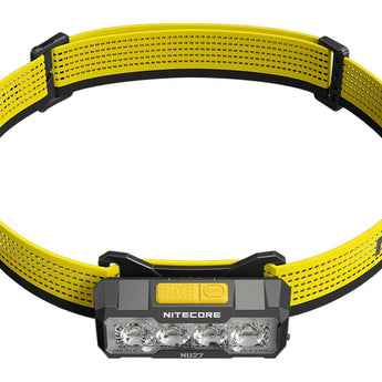 Nitecore NU27 USB-C Rechargeable LED Headlamp - 600 Lumens - MCT UHE - Uses Built-in 850mAh Li-ion Battery Pack - Shadow Black or Alpine White