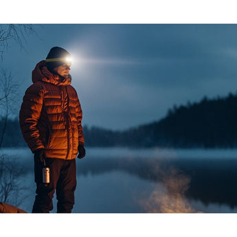 Nitecore NU27 USB-C Rechargeable LED Headlamp - 600 Lumens - MCT UHE - Uses Built-in 850mAh Li-ion Battery Pack - Shadow Black or Alpine White