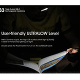 Nitecore NU33 USB-C Rechargeable LED Headlamp - 700 Lumens - Uses Built-in 2000mAh Li-ion battery Pack