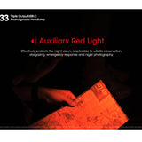 Nitecore NU33 USB-C Rechargeable LED Headlamp - 700 Lumens - Uses Built-in 2000mAh Li-ion battery Pack