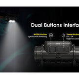 Nitecore NU50 USB-C Rechargeable LED Headlamp - 1400 Lumens - Uses Built-in 4000mAh Li-ion Battery Pack