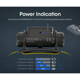 Nitecore NU50 USB-C Rechargeable LED Headlamp - 1400 Lumens - Uses Built-in 4000mAh Li-ion Battery Pack