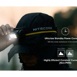 Nitecore NU50 USB-C Rechargeable LED Headlamp - 1400 Lumens - Uses Built-in 4000mAh Li-ion Battery Pack