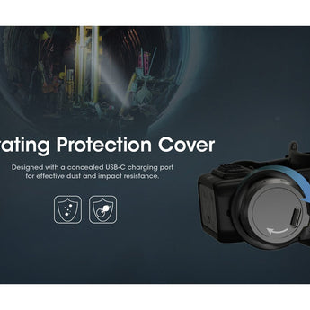 Nitecore NU50 USB-C Rechargeable LED Headlamp - 1400 Lumens - Uses Built-in 4000mAh Li-ion Battery Pack