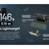 Nitecore NU50 USB-C Rechargeable LED Headlamp - 1400 Lumens - Uses Built-in 4000mAh Li-ion Battery Pack