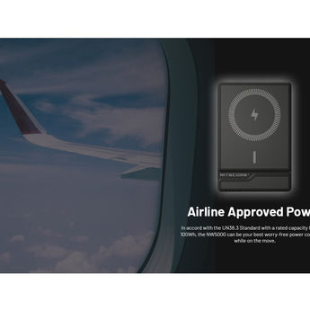 Nitecore NW5000 Carbon Fiber Magnetic Wireless 5000mAh Li-ion Power Bank