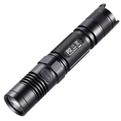 Nitecore Precise P12 Flashlight - CREE XM-L2 (U2) LED - Cool White - 1000 Lumens - Uses 1 x 18650 or 2 x CR123A
