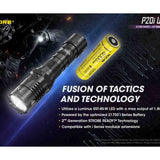 Nitecore P20i UV USB-C Rechargeable LED Flashlight - 1800 Lumens - Luminus SST-40-W - 320mW UV - Includes 1 x 21700 and NTH20 Holster