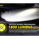 Nitecore P20i UV USB-C Rechargeable LED Flashlight - 1800 Lumens - Luminus SST-40-W - 320mW UV - Includes 1 x 21700 and NTH20 Holster