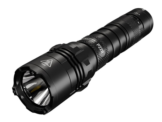 Nitecore P22R Ultimate Performance Rechargeable Tactical Flashlight - CREE XHP35 HD - 1800 Lumens - Includes 1 x 18650