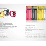Nitecore Q2 2-Bay Quick Charger for Li-Ion, IMR Batteries - Comes in a Variety of Colors