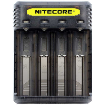 Nitecore Q4 4-Bay Quick Charger for Li-Ion, IMR Batteries - Comes in a Variety of Colors