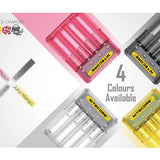 Nitecore Q4 4-Bay Quick Charger for Li-Ion, IMR Batteries - Comes in a Variety of Colors