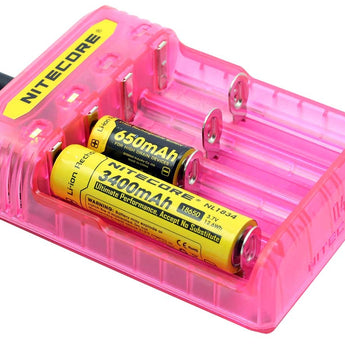 Nitecore Q4 4-Bay Quick Charger for Li-Ion, IMR Batteries - Comes in a Variety of Colors