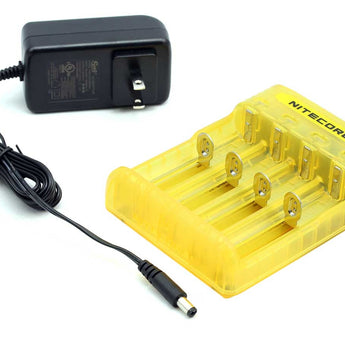 Nitecore Q4 4-Bay Quick Charger for Li-Ion, IMR Batteries - Comes in a Variety of Colors