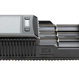 Nitecore Superb Charger SC4 4-Channel Selectable Current Smart Battery Charger for Li-ion, Ni-Cd, NiMH Batteries, and USB Devices