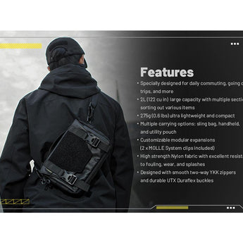 Nitecore SLB-05 Modular Commuting Sling Bag