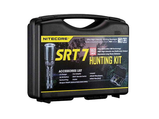 Nitecore SRT7 Night Hunting Kit - Closed Case