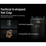 Nitecore SRT7i USB-C Rechargeable LED Flashlight - Includes 1 x 21700