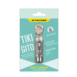 Nitecore TIKI GITD USB-C Rechargeable LED Keylight - High CRI and UV LED - 300 Lumens - Uses Built-in Li-ion Battery Pack