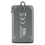 Nitecore TINI-2 Dual-Core USB-C Rechargeable LED Keychain Flashlight - 500 Lumens - 2 x OSRAM P8 - Uses Built-In 280mAh Li-ion Battery Pack - Aluminum Alloy, Stainless Steel, or Titanium - Black or Gray