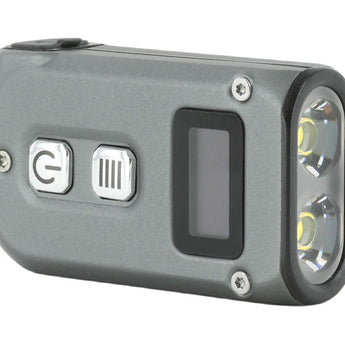 Nitecore TINI-2 Dual-Core USB-C Rechargeable LED Keychain Flashlight - 500 Lumens - 2 x OSRAM P8 - Uses Built-In 280mAh Li-ion Battery Pack - Aluminum Alloy, Stainless Steel, or Titanium - Black or Gray