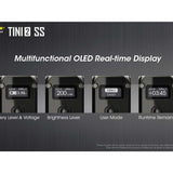 Nitecore TINI-2 Dual-Core USB-C Rechargeable LED Keychain Flashlight - 500 Lumens - 2 x OSRAM P8 - Uses Built-In 280mAh Li-ion Battery Pack - Aluminum Alloy, Stainless Steel, or Titanium - Black or Gray