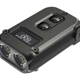 Nitecore TINI-2 Dual-Core USB-C Rechargeable LED Keychain Flashlight - 500 Lumens - 2 x OSRAM P8 - Uses Built-In 280mAh Li-ion Battery Pack - Aluminum Alloy, Stainless Steel, or Titanium - Black or Gray