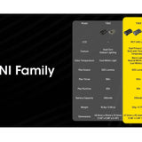 Nitecore TINI 3 USB-C Rechargeable LED Keylight - 600 Lumens - NiteLab MCT UHE - Uses Built-in 330mAh Li-ion Battery Pack - Black, Gray, or Orange