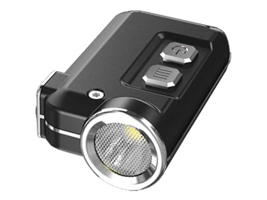 Nitecore TINI USB Rechargeable LED Key Light - CREE XP-G2 S3 LED - 380 Lumens - Includes 1 x Li-Ion Battery Pack - Black
