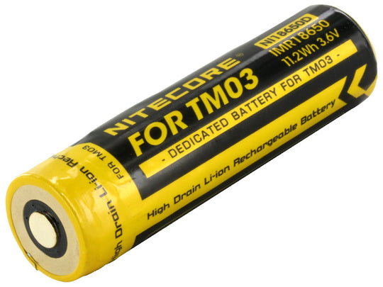 Nitecore IMR 18650 3.6V Li-Mn Rechargeable Battery - Angle Shot