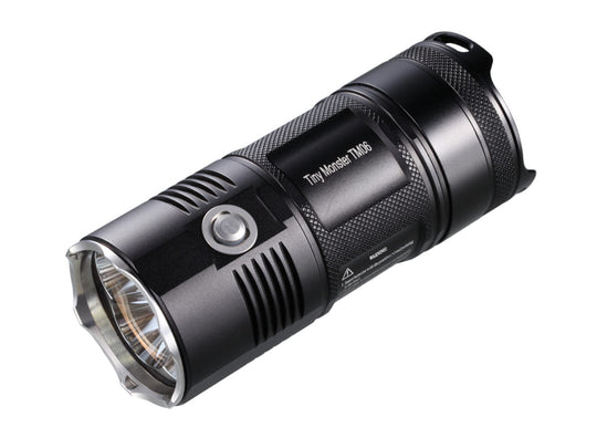 Nitecore Tiny Monster TM06 Flashlight - 4 x CREE XM-L2 U2 LEDs - 3800 Lumens - Uses 4 x 18650s