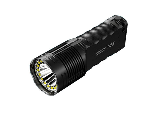 Nitecore TM20K Ultra High-Performance Tactical LED Searchlight - 19 x CREE XP-L HD - 20000 Lumens - Uses Built-in Li-ion Battery Pack