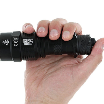 Nitecore TM9K Pro USB-C Rechargeable LED Flashlight - 9900 Lumens - 3 x NiteLab UHi 40 MAX - Uses Built-in 5000mAh Li-ion Battery Pack