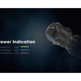 Nitecore TM9K Pro USB-C Rechargeable LED Flashlight - 9900 Lumens - 3 x NiteLab UHi 40 MAX - Uses Built-in 5000mAh Li-ion Battery Pack