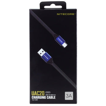Nitecore UAC20 USB-A to USB-C 3A Charging Cable