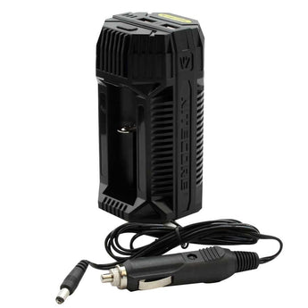 Nitecore V2 Smart Battery Car Charger for Li-Ion, IMR, Ni-MH and Ni-Cd Batteries - Includes DC Cable