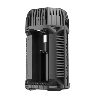 Nitecore V2 Smart Battery Car Charger for Li-Ion, IMR, Ni-MH and Ni-Cd Batteries - Includes DC Cable