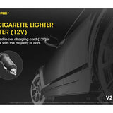 Nitecore V2 Smart Battery Car Charger for Li-Ion, IMR, Ni-MH and Ni-Cd Batteries - Includes DC Cable