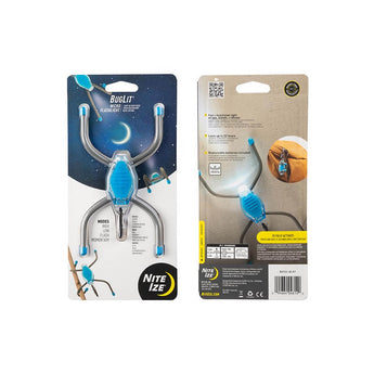 Nite Ize BugLit Micro Flashlight - 6 Lumens - Includes 2 x CR2016 - Blue and Charcoal